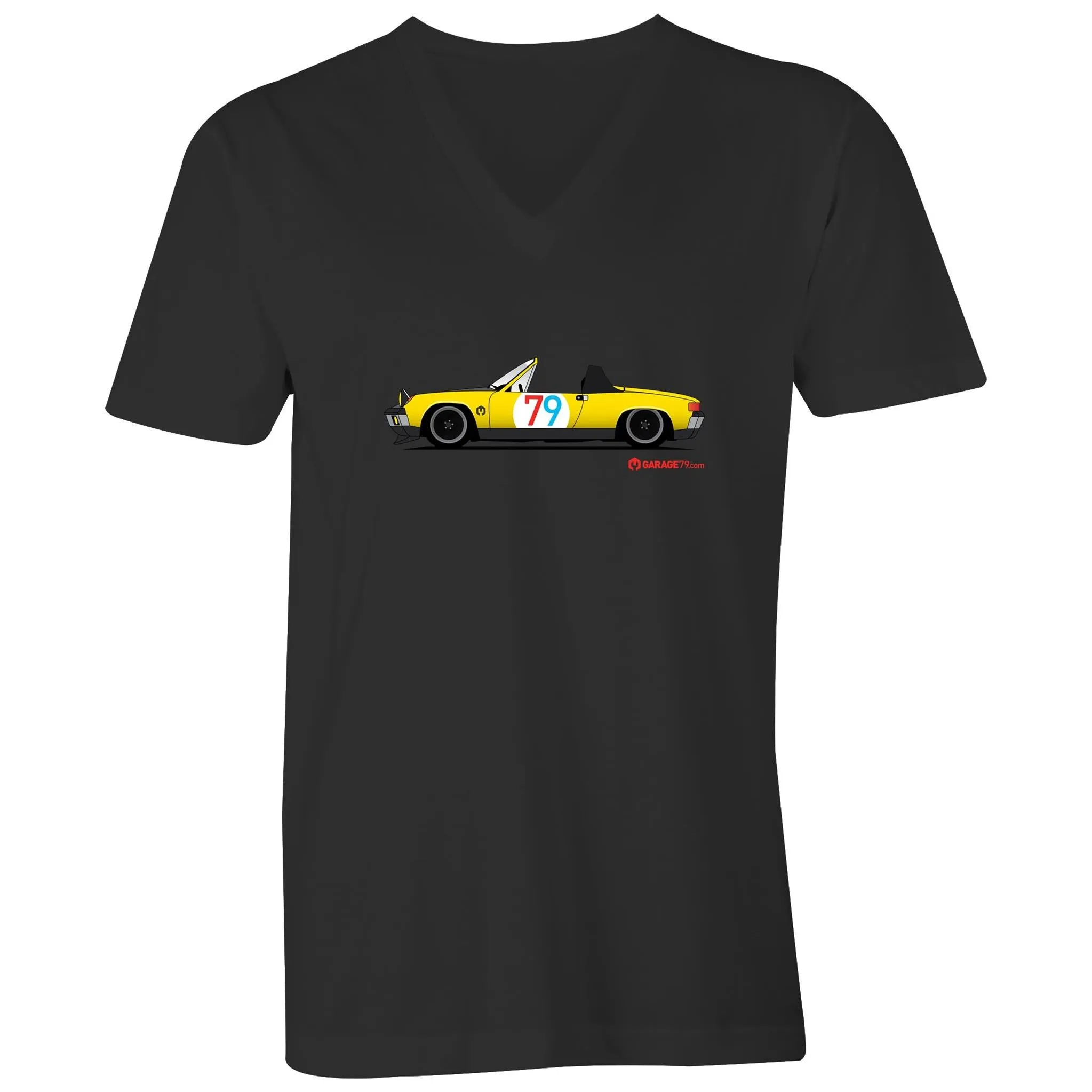 914 Porsche Mens V-Neck Tee