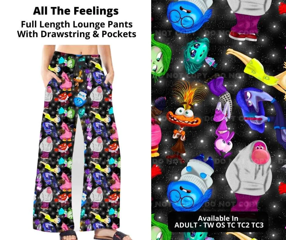 All The Feelings Full Length Lounge Pants by ML&M