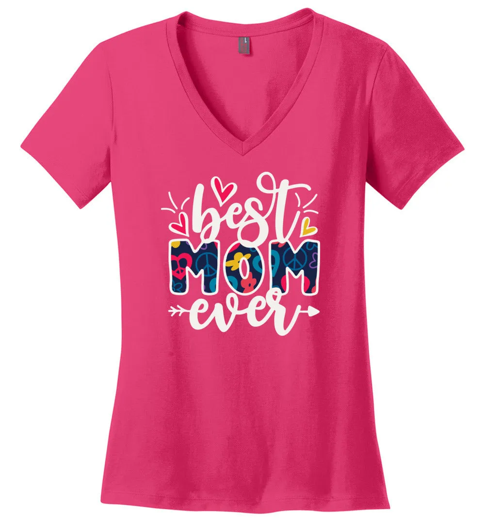 Best Mom Ever V-necks