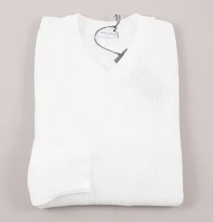 Boglioli Rib-Knit Cotton Sweater