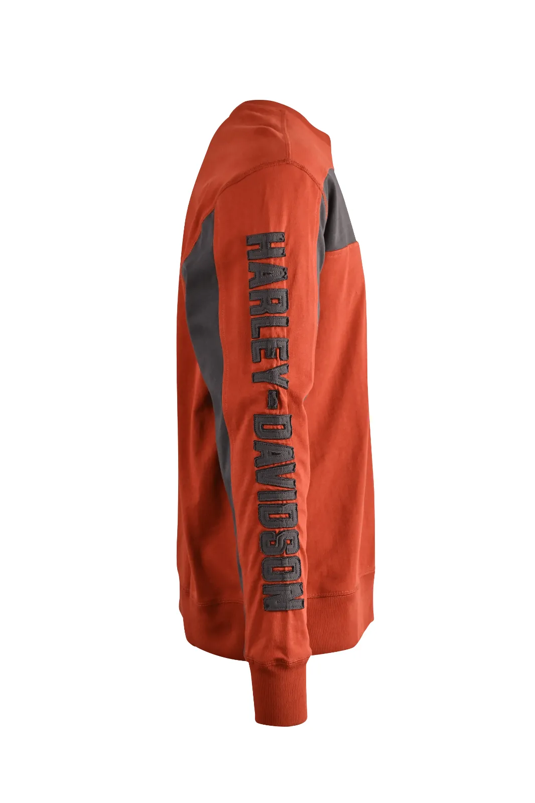 Branded  T-Shirt Red Orange Copperblock Thick L/S (S23)