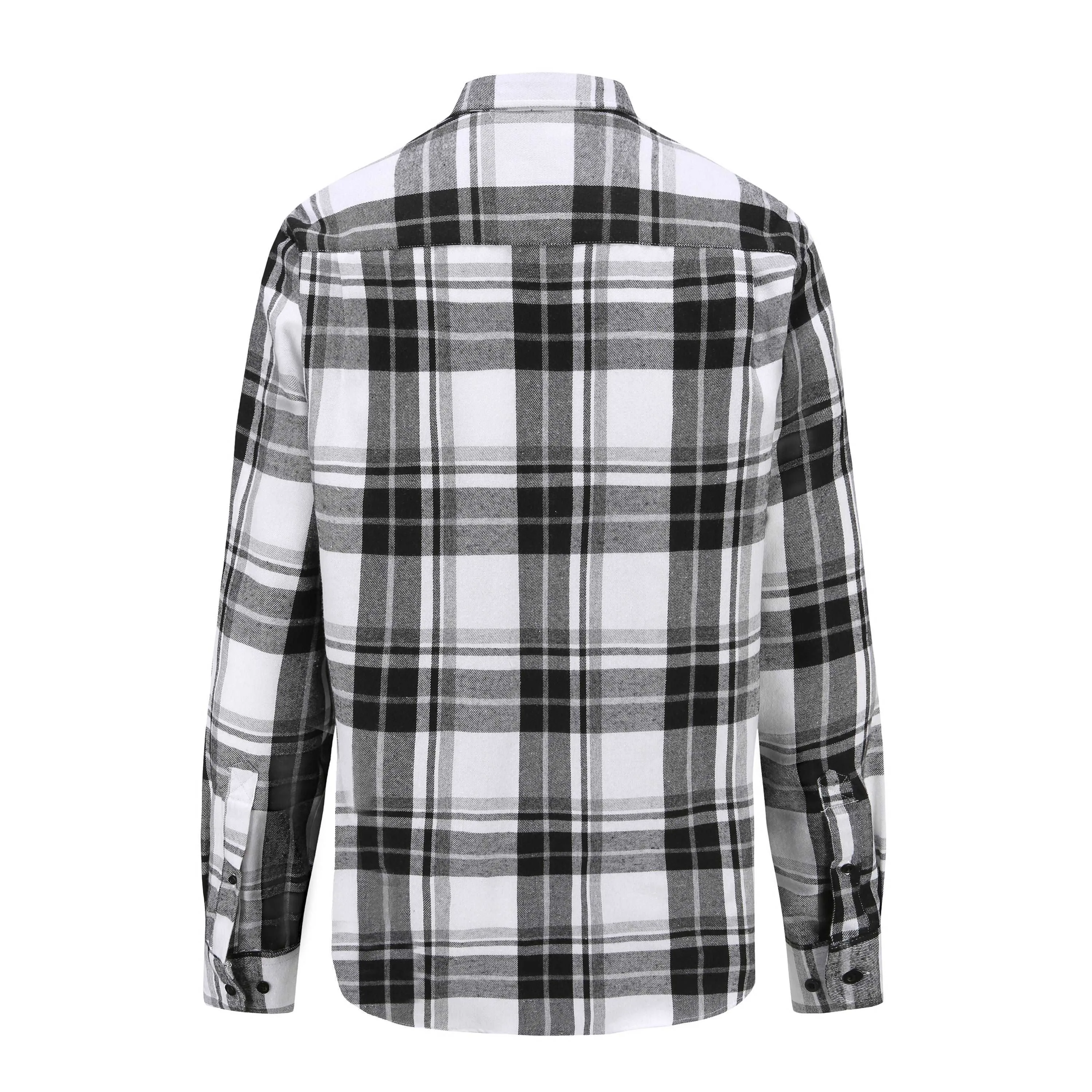 Braveman Men's Buffalo Plaid Button Down Classic Fit Flannel Shirt