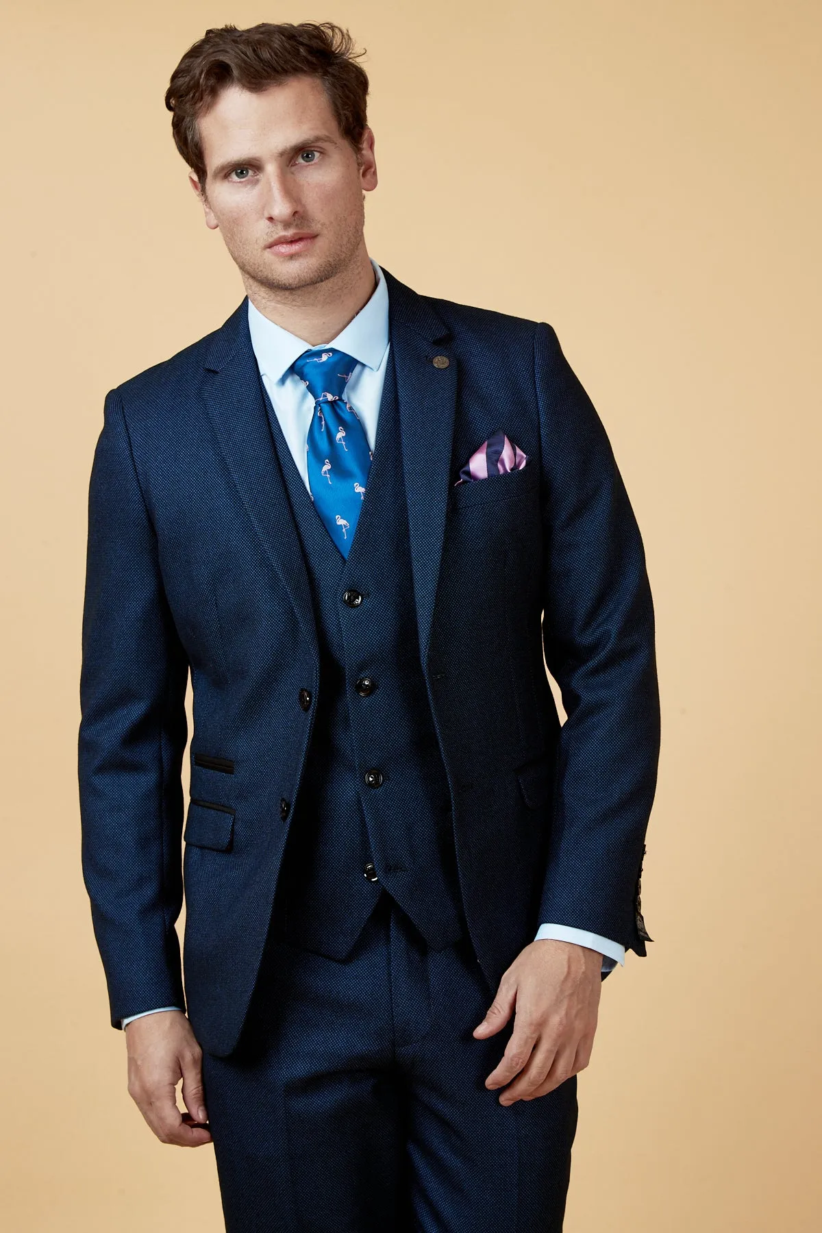 CALLUM - Blue Three Piece Suit