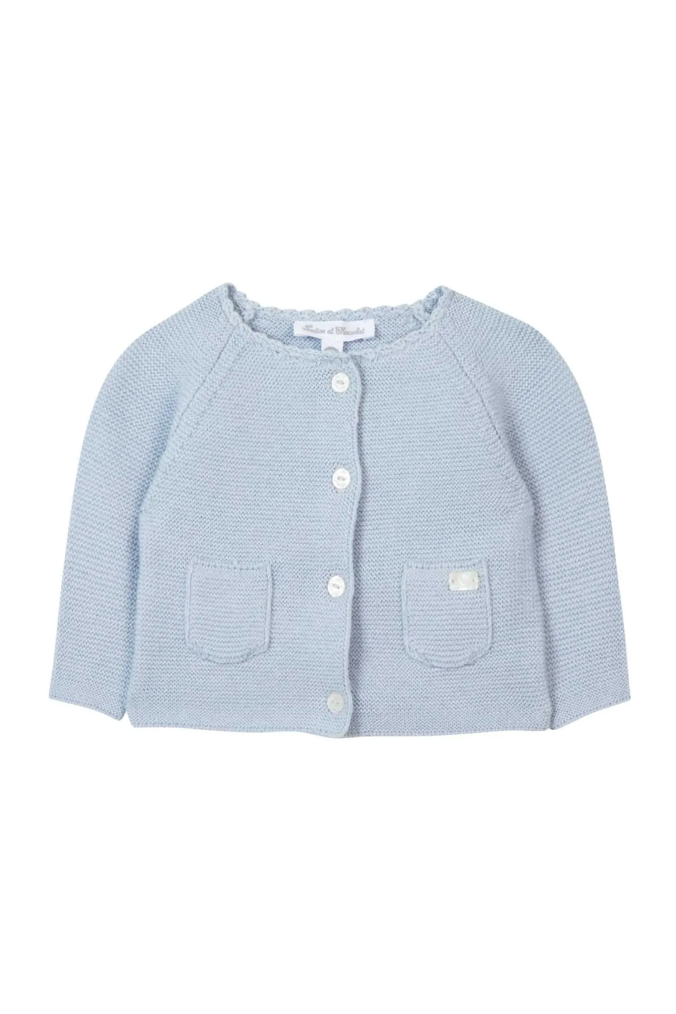 Cardigan - Blue Knit