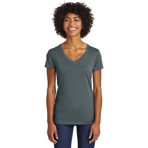 CLOSEOUT - Alternative Women's Runaway Blended Jersey V-Neck Tee