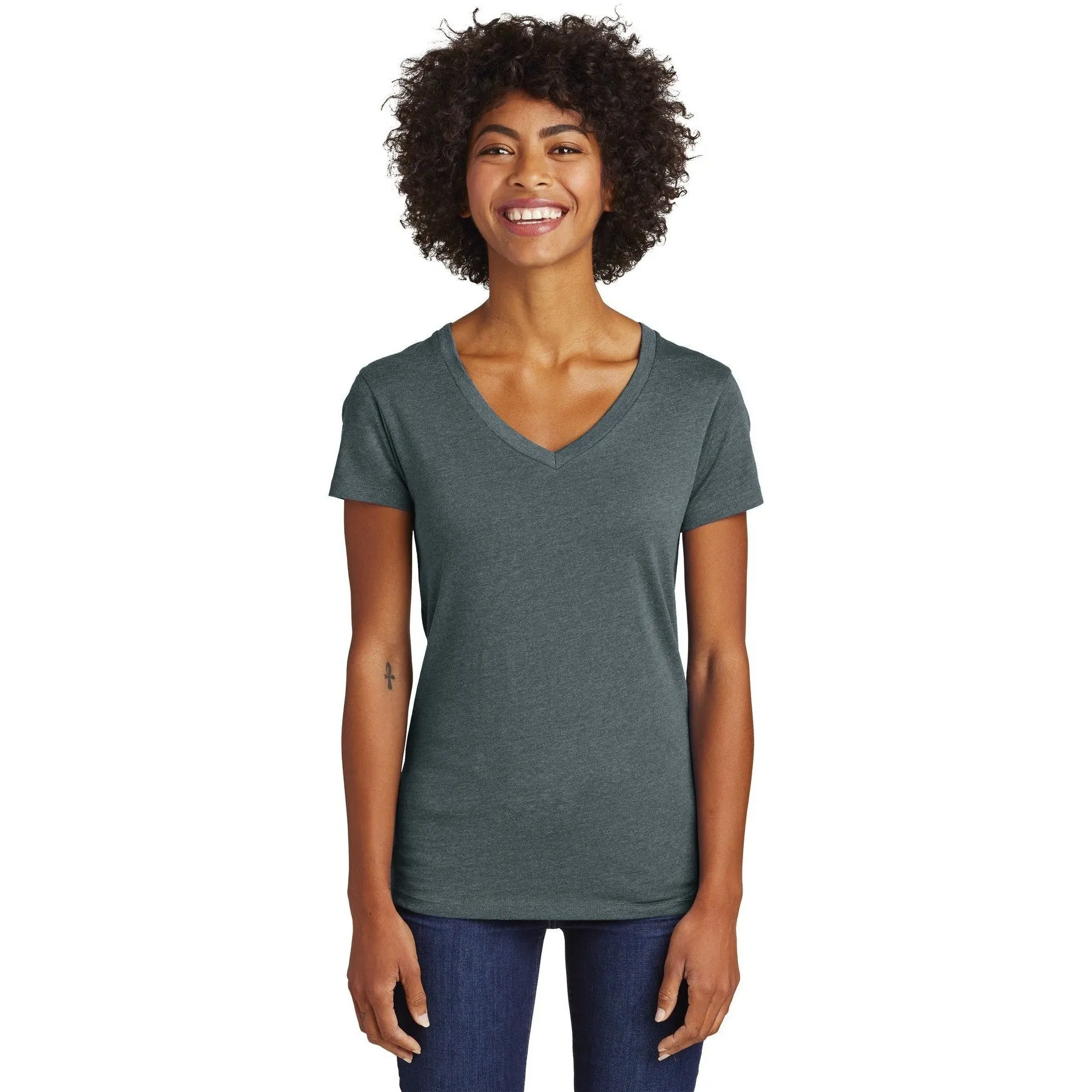 CLOSEOUT - Alternative Women's Runaway Blended Jersey V-Neck Tee