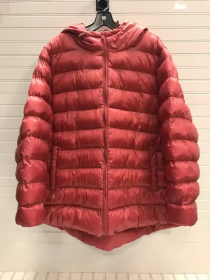 Coat Puffer & Quilted By Ava & Viv In Pink, Size: 3x