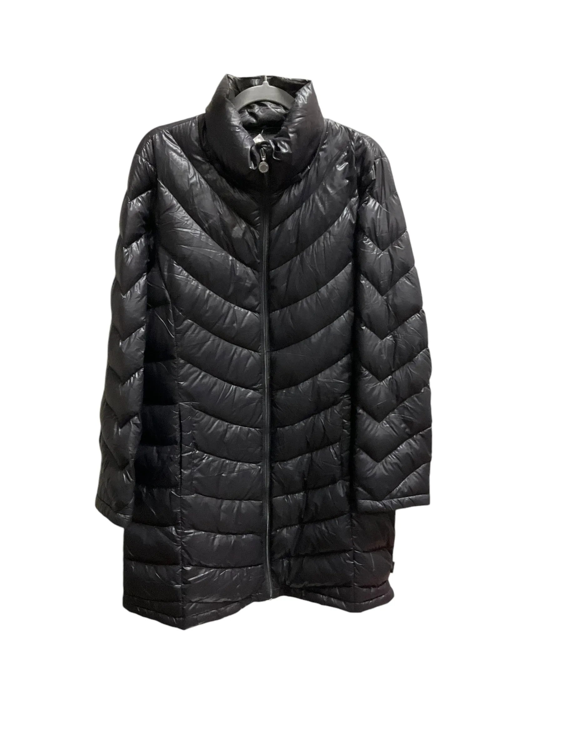 Coat Puffer & Quilted By Calvin Klein In Black, Size: Xl