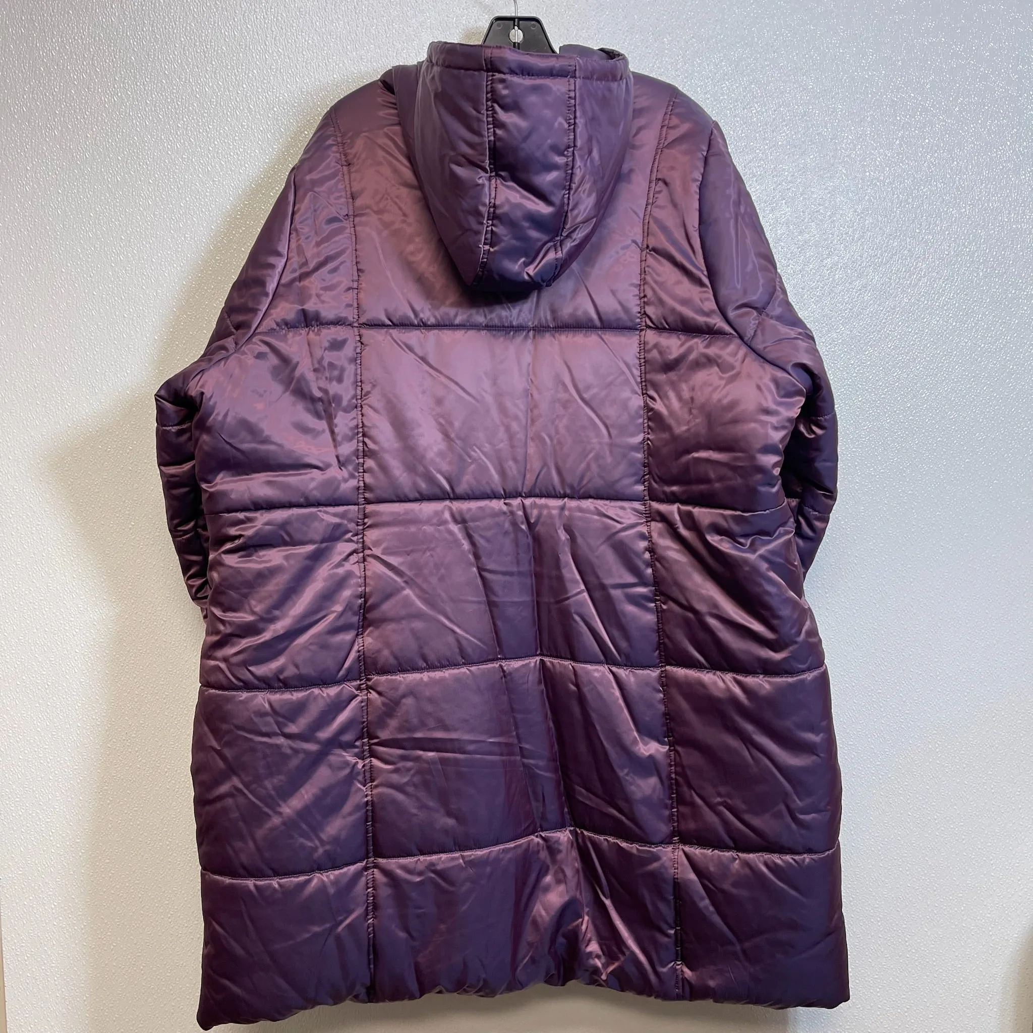 Coat Puffer & Quilted By Torrid In Plum, Size: 3x