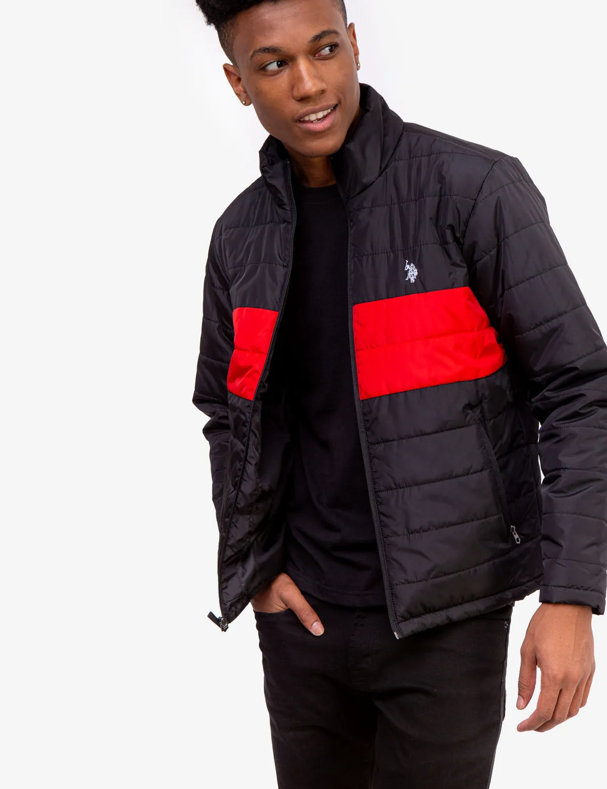 COLORBLOCK PUFFER JACKET