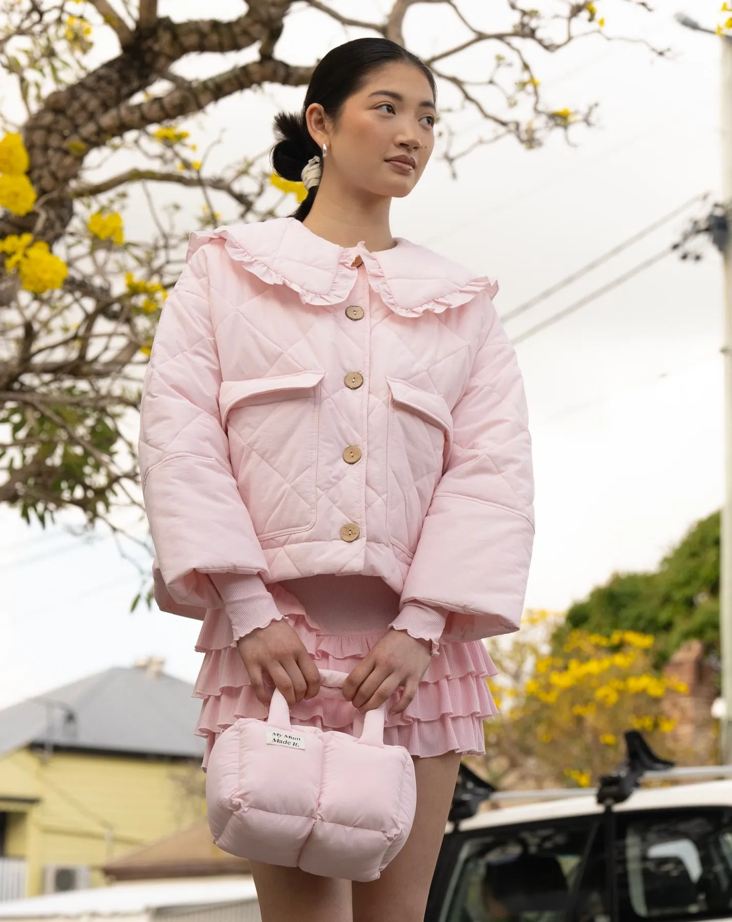 Darcy Frill Jacket - Pink