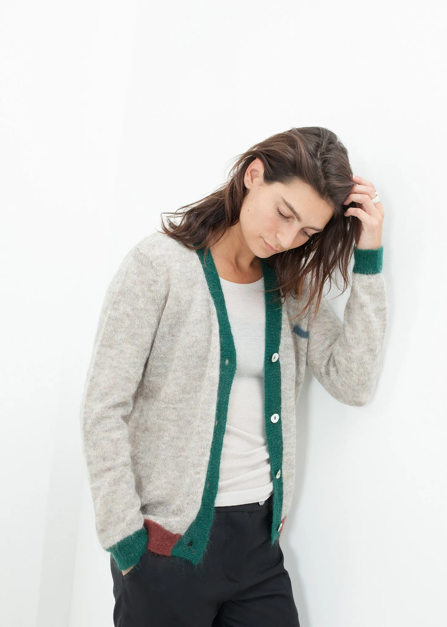 Deskle Cardigan in Heather -UEB