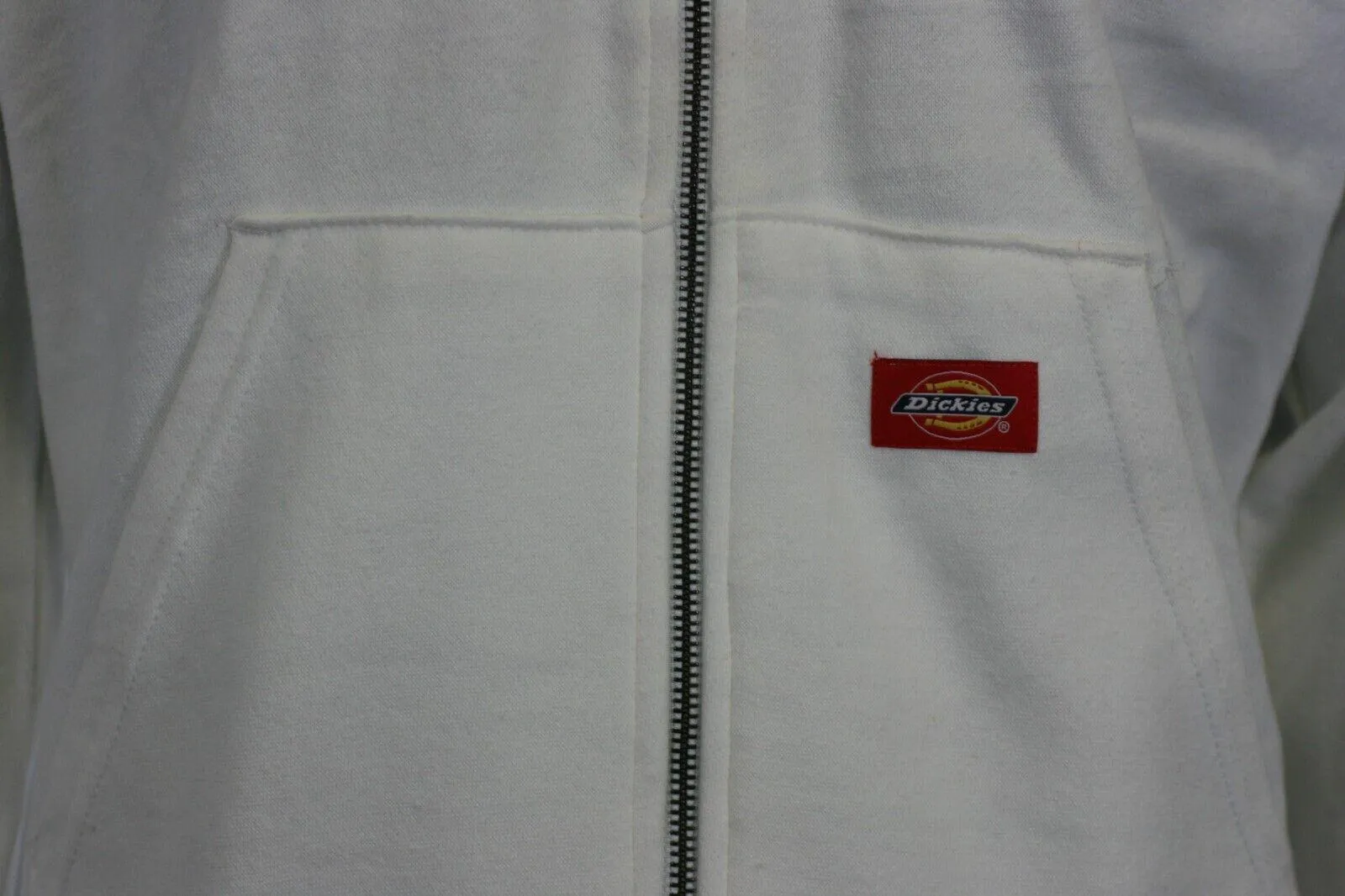 Dickies Men's White Jacket Thermal Lined Fleece (S01)