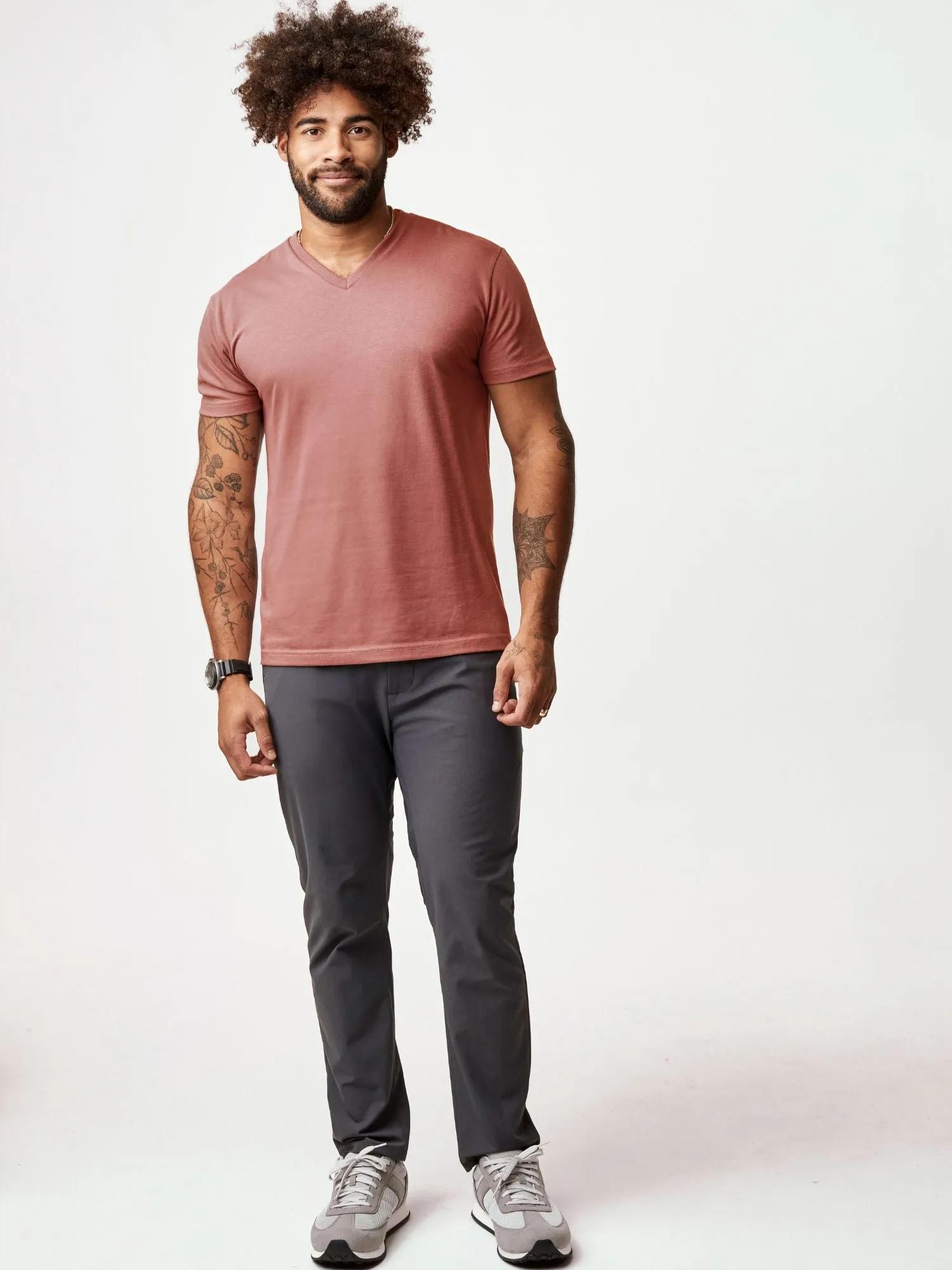 Dune Red V-Neck