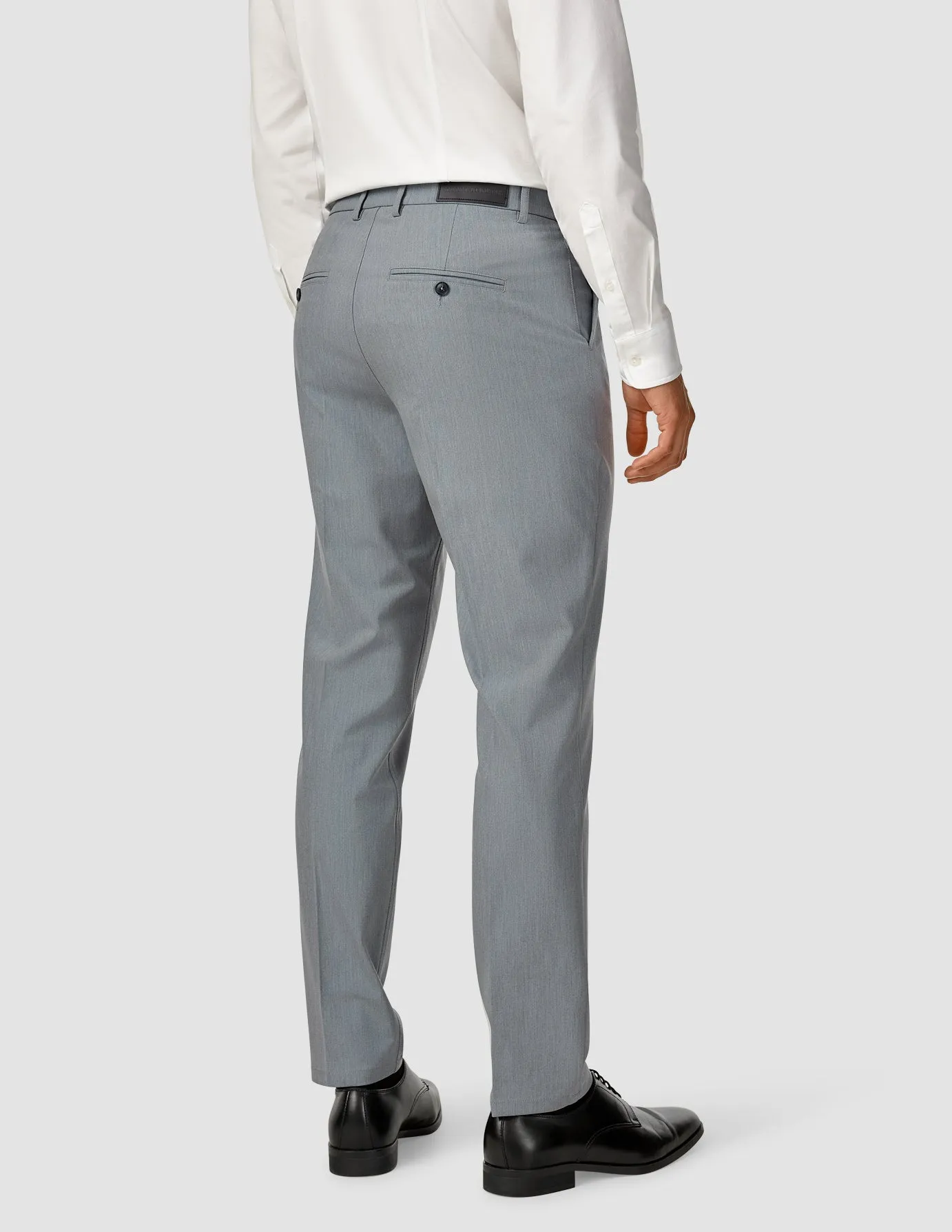 Essential Suit Pants Regular Light Blue Melange