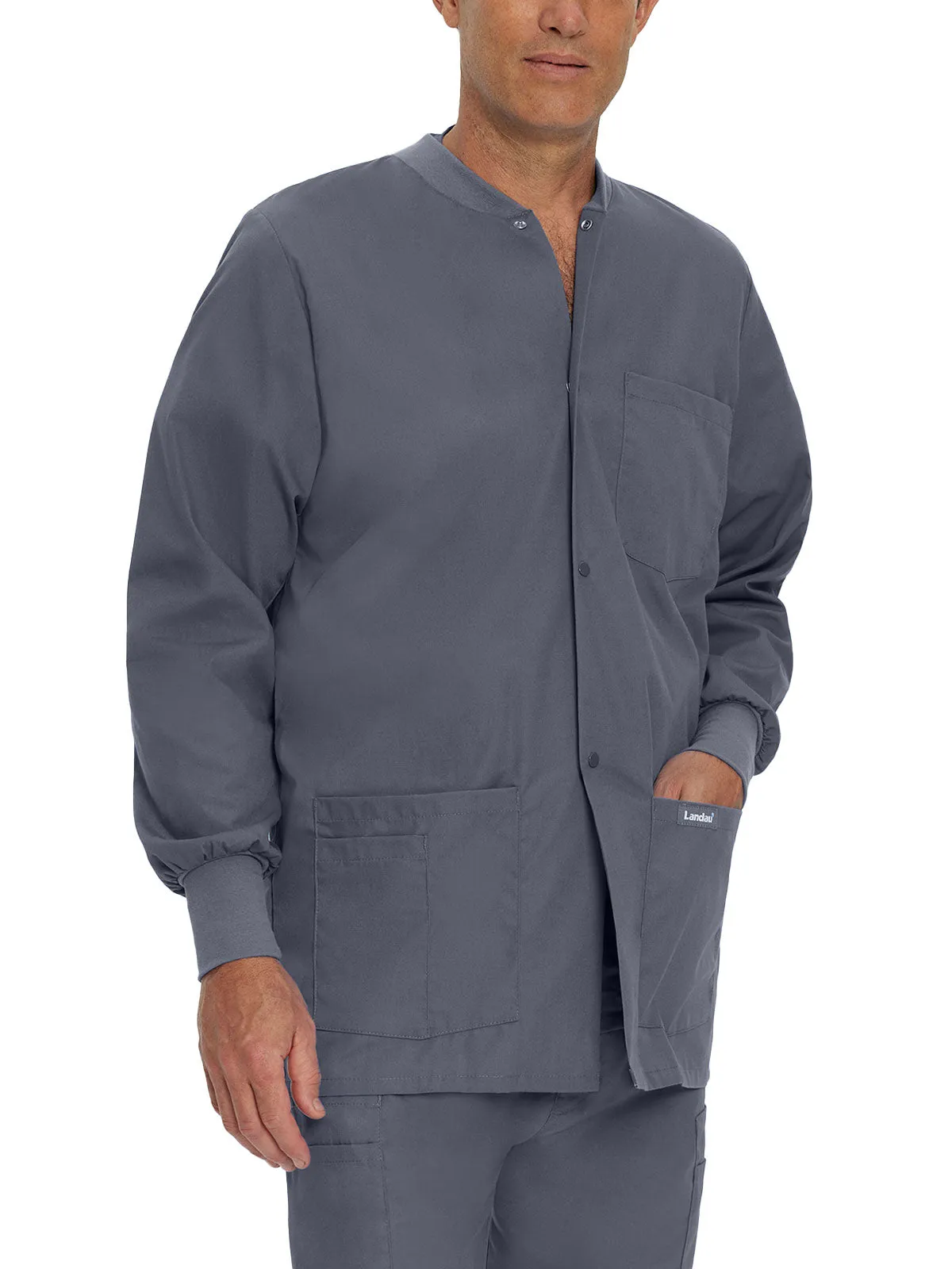 Essentials - Men's Warm-Up Scrub Jacket (1)