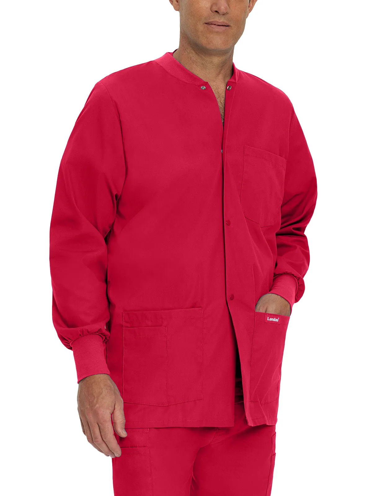 Essentials - Men's Warm-Up Scrub Jacket (1)