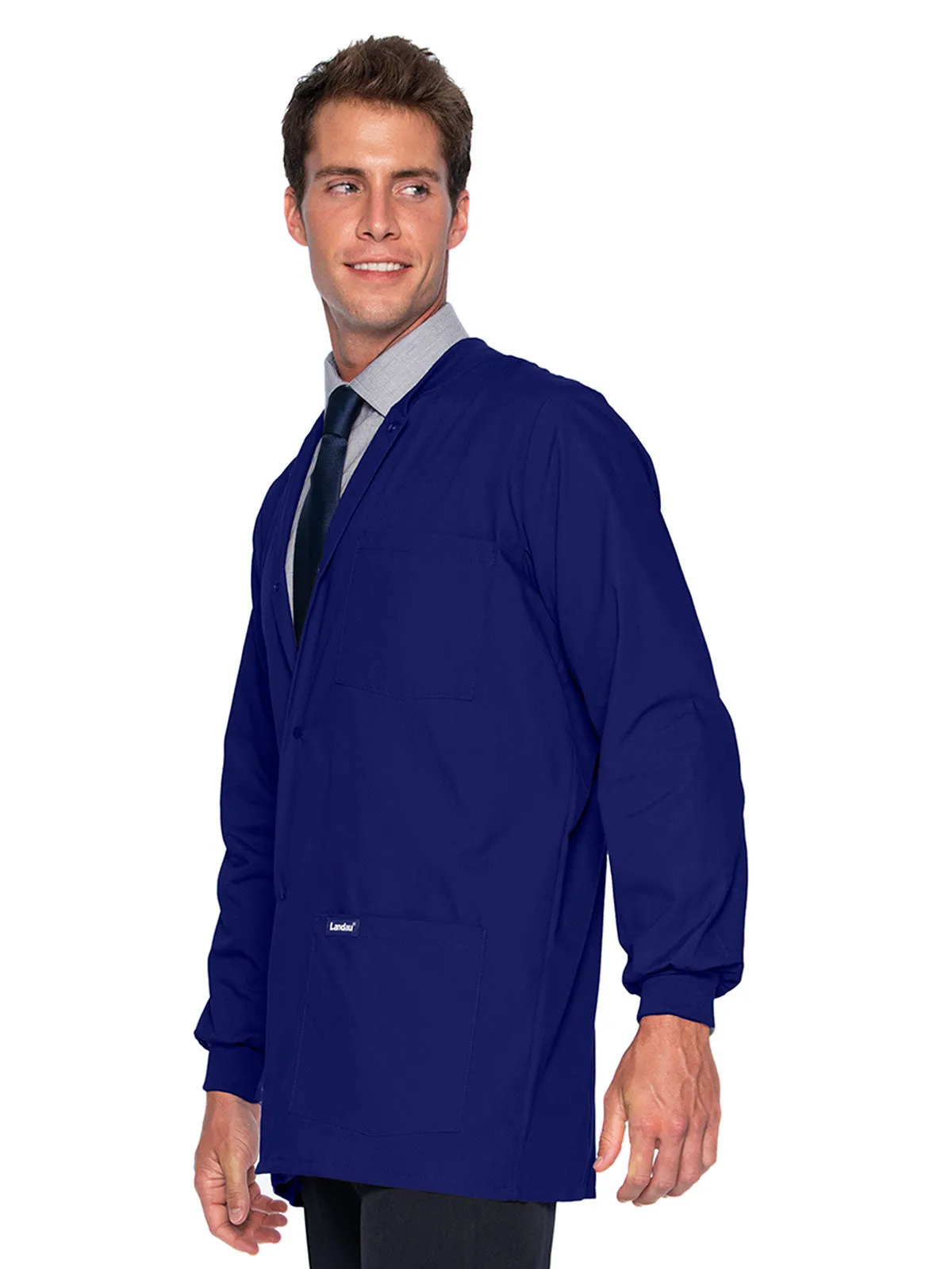 Essentials - Men's Warm-Up Scrub Jacket (1)