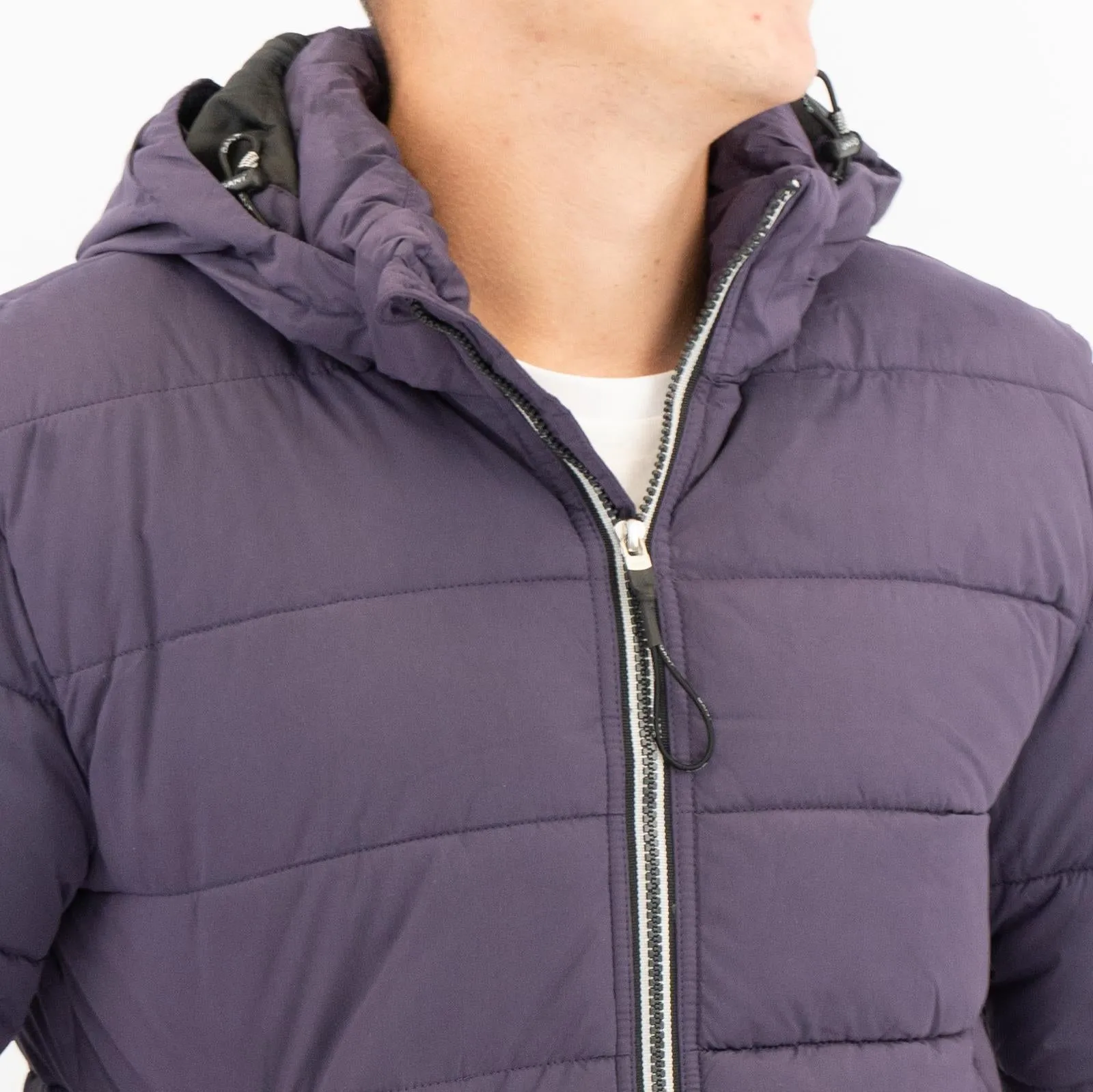 GANT Mens Jacket Coat Active Cloud Padded Purple