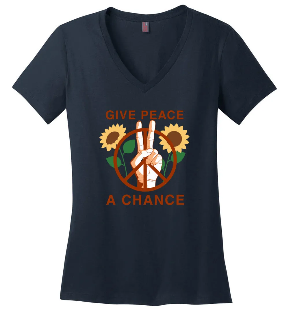 Give Peace A Chance V-neck