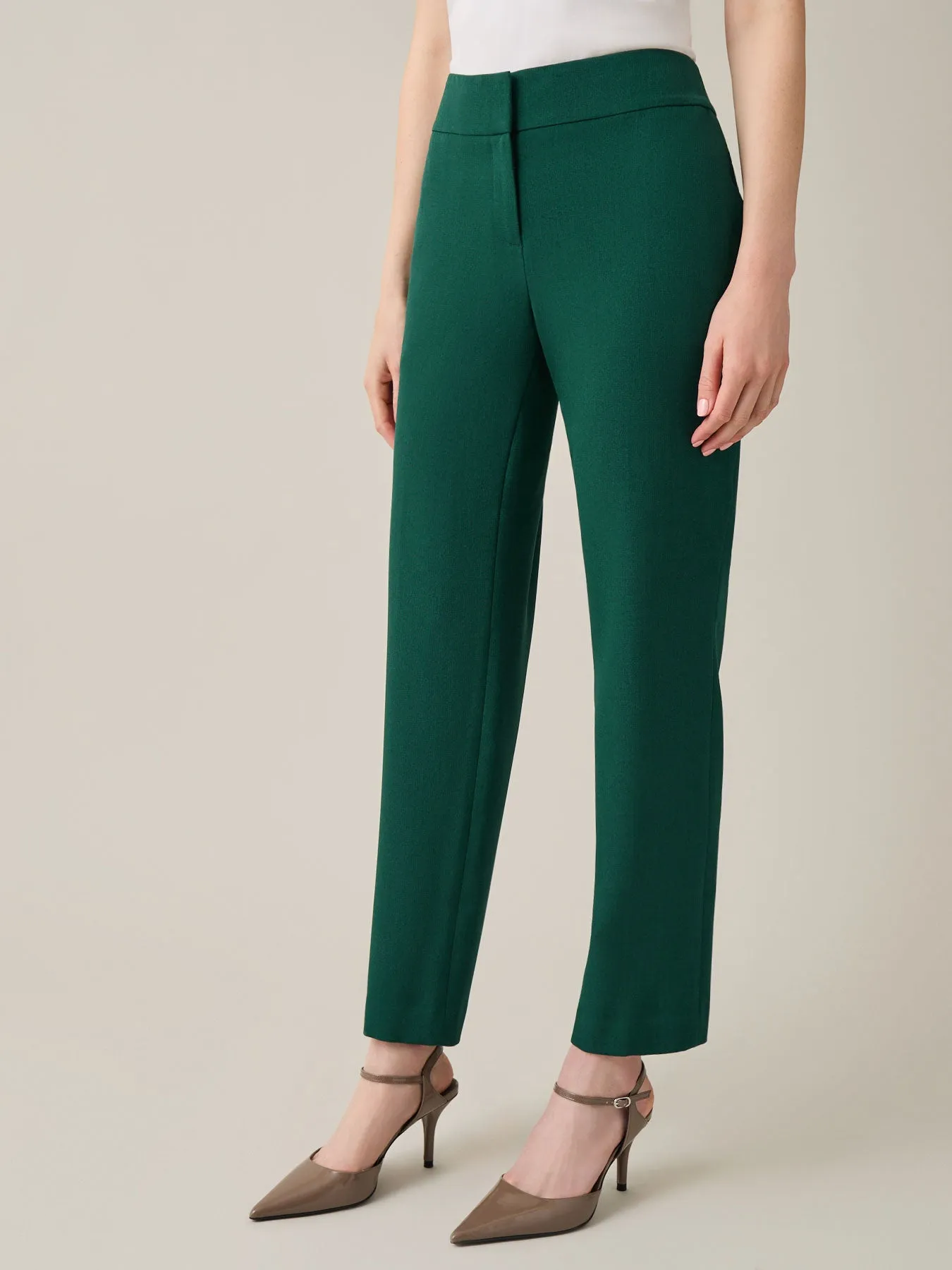 Harlow Pant, Iconic Stretch Crepe