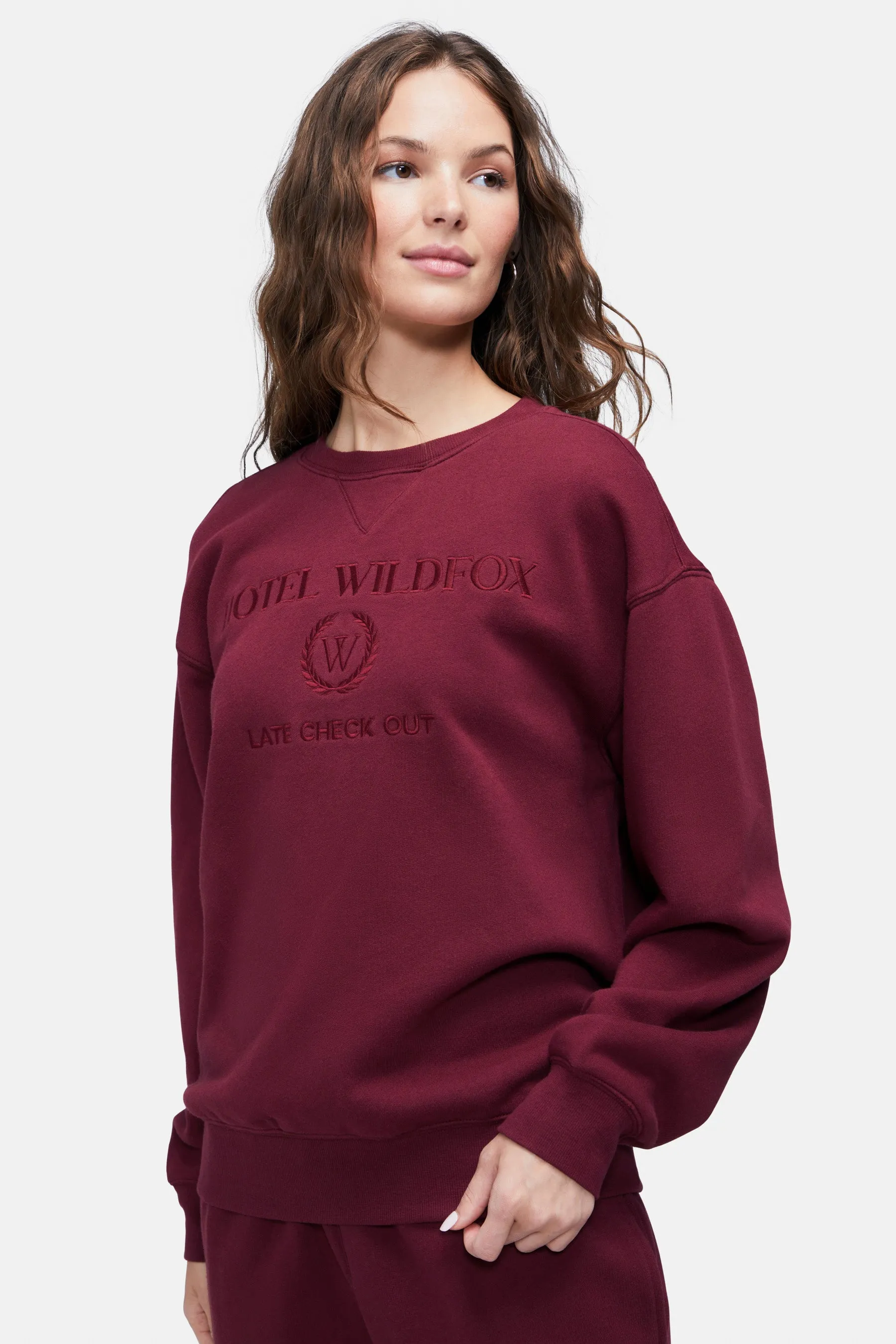 Hotel Wildfox Cody Sweatshirt | Chocolate Truffle