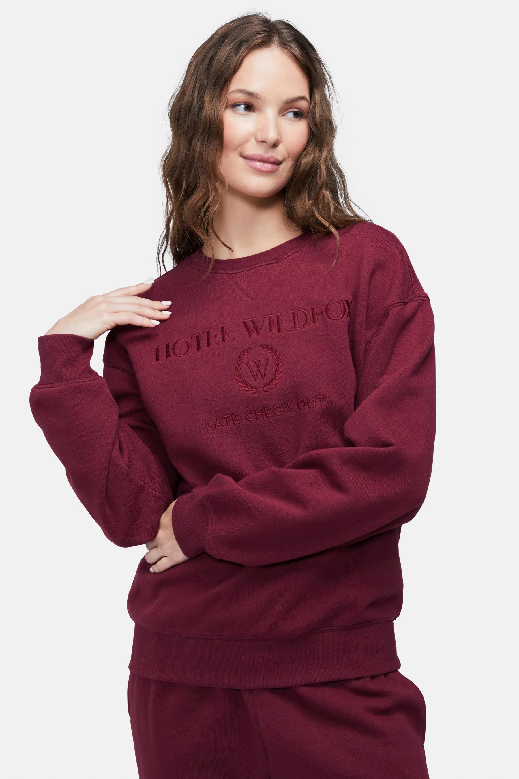 Hotel Wildfox Cody Sweatshirt | Chocolate Truffle