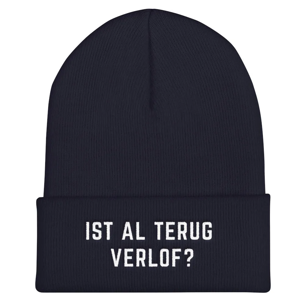 Ist al terug verlof?