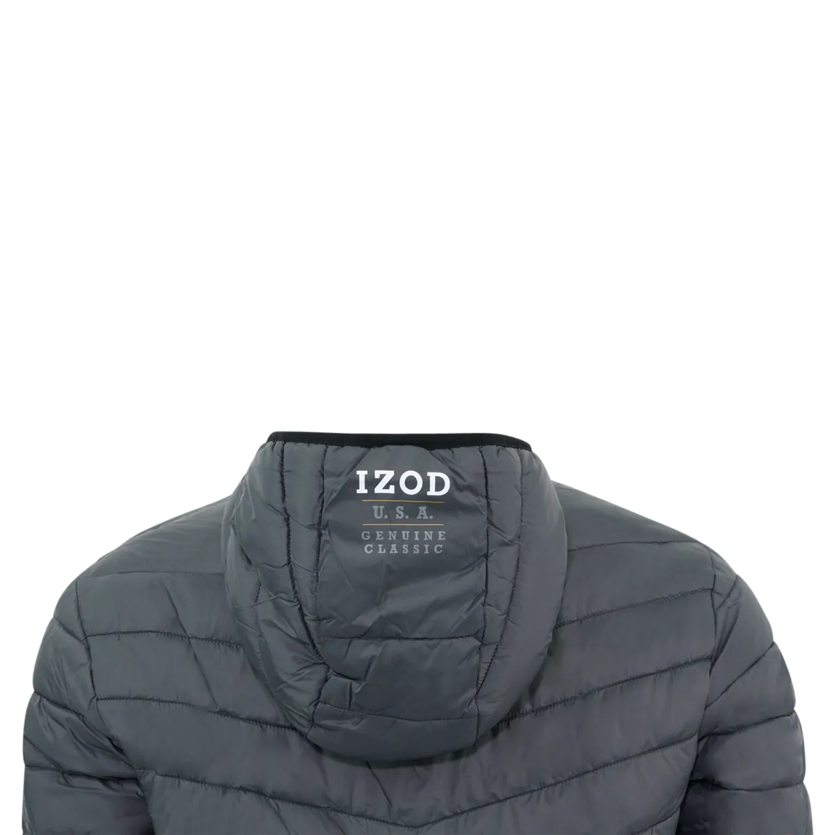 IZOD Men's Quilted Full Zip Puffer Jacket