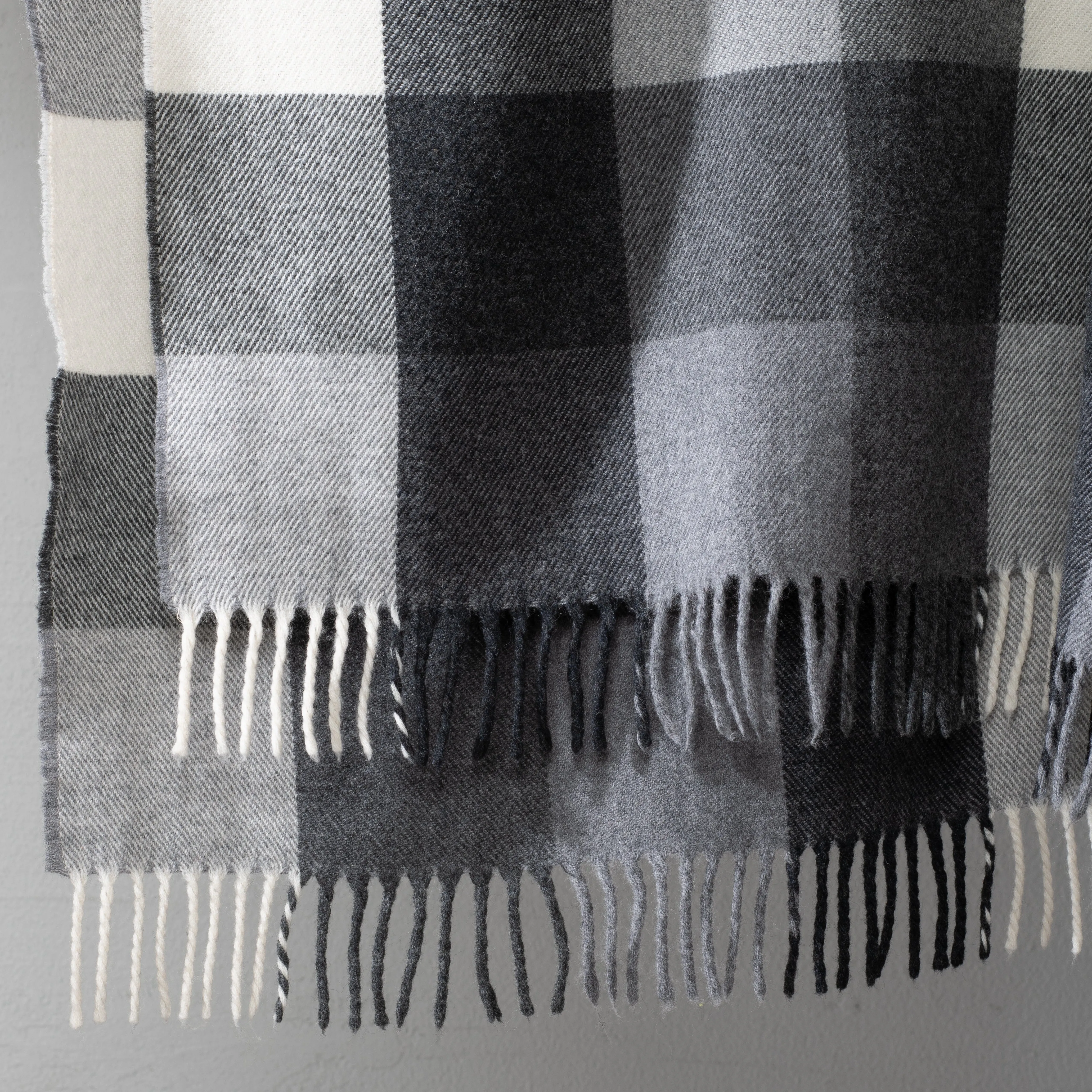 Lambswool Plaid Throw