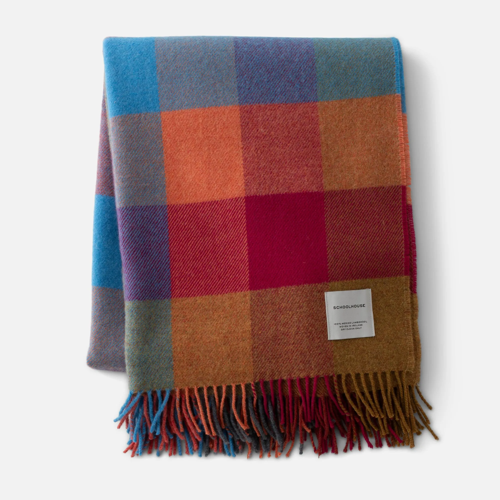 Lambswool Plaid Throw