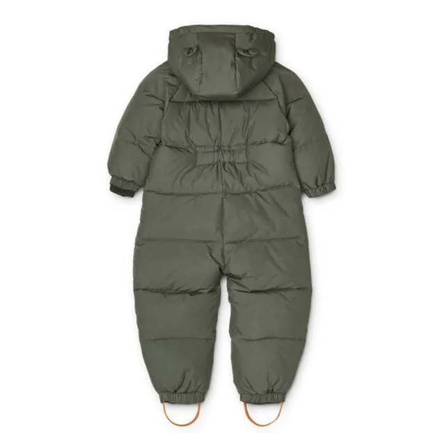 Liewood Sylvie Baby Snowsuit (6M-2Y) - Hunter Green