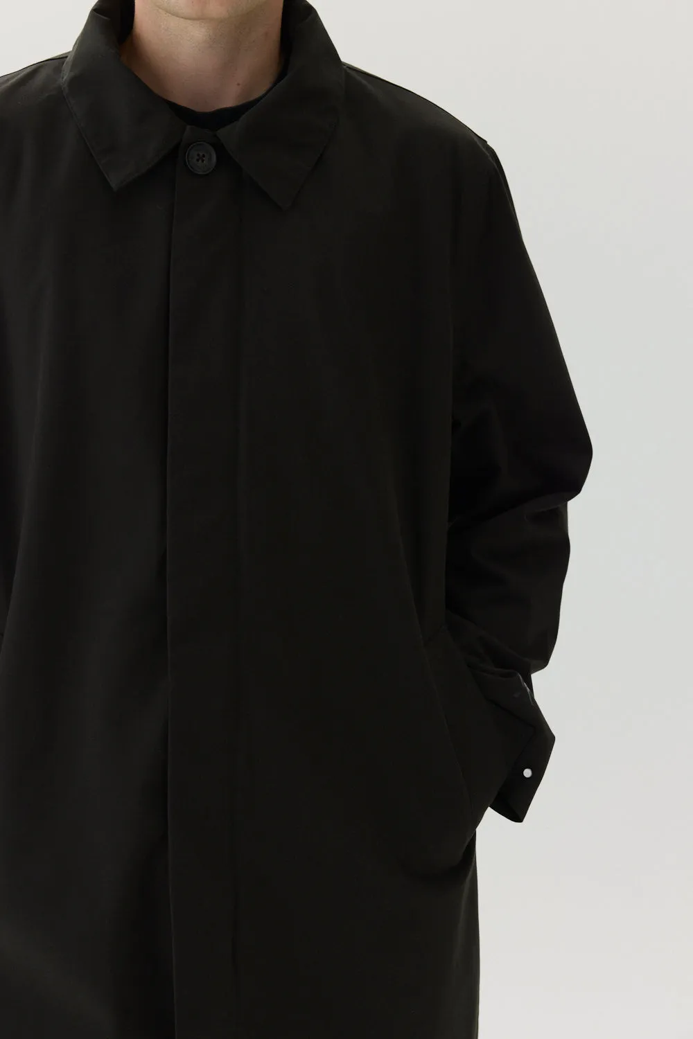 LONG DONG POLYRAYON WOOL LOOK AW24 BLACK