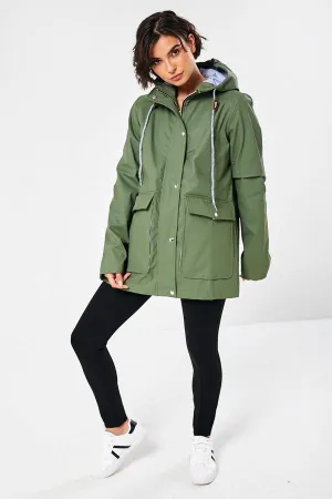 Marc Angelo Olive Raincoat