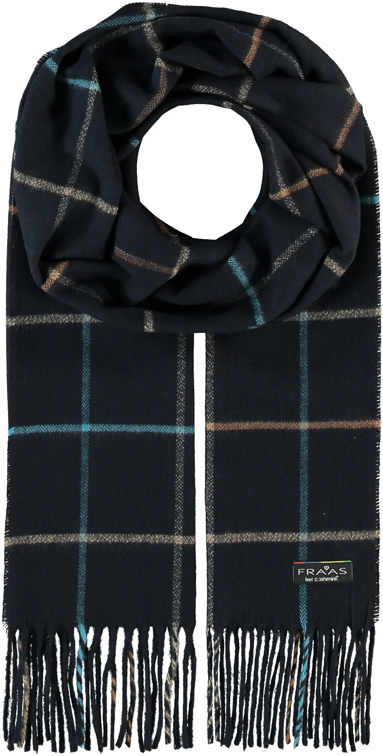 Melange Cashmink Box Plaid Scarf