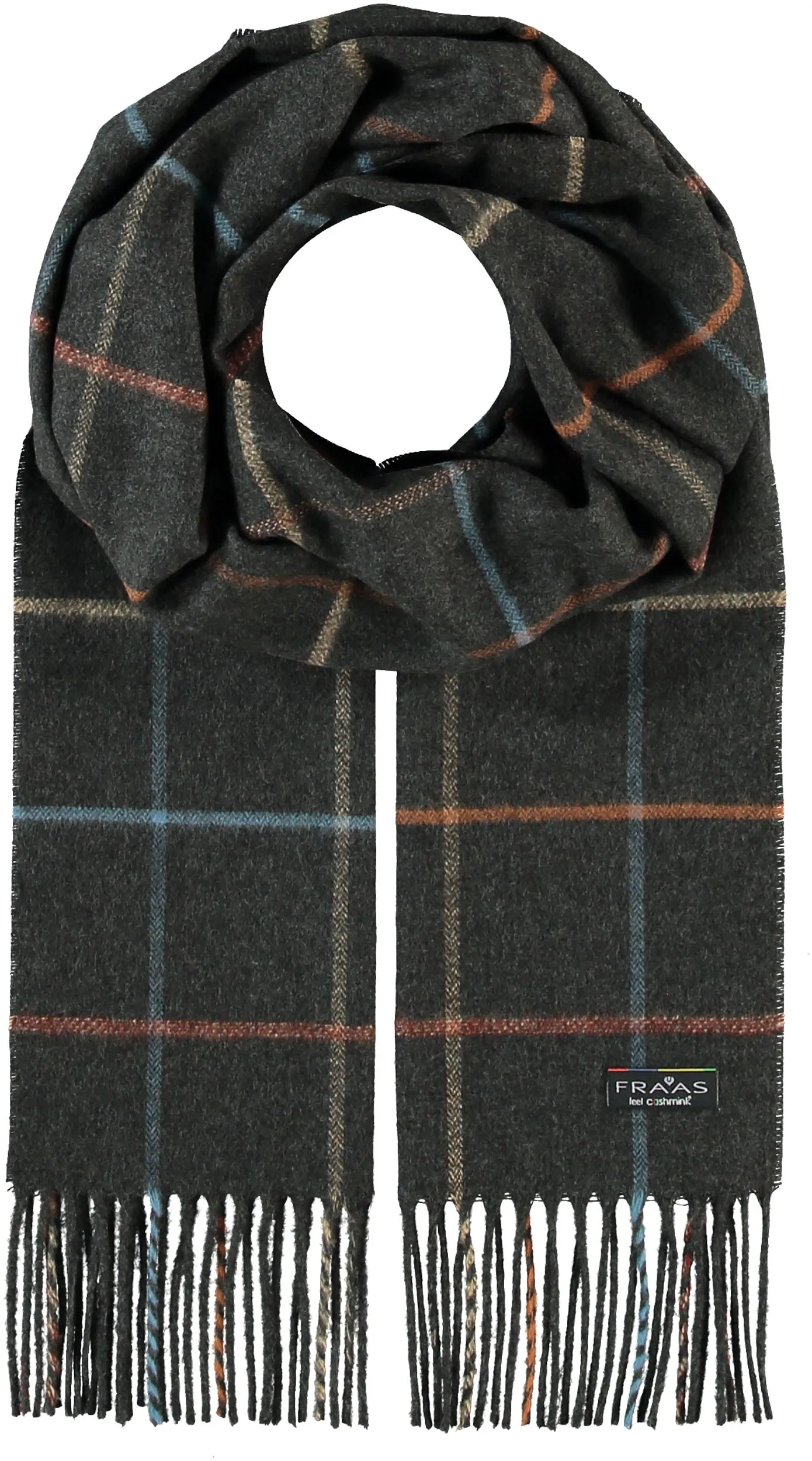 Melange Cashmink Box Plaid Scarf