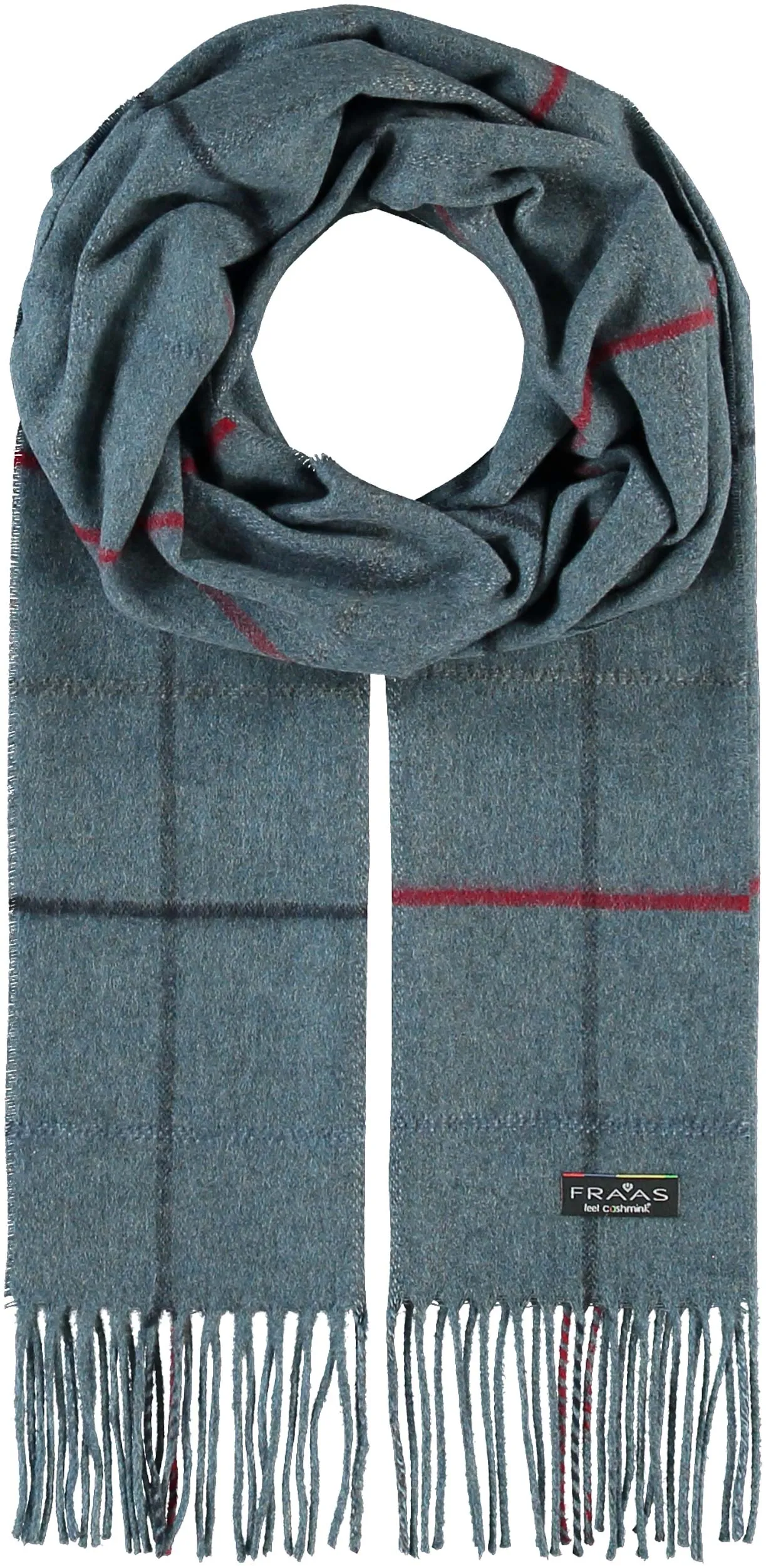 Melange Cashmink Box Plaid Scarf