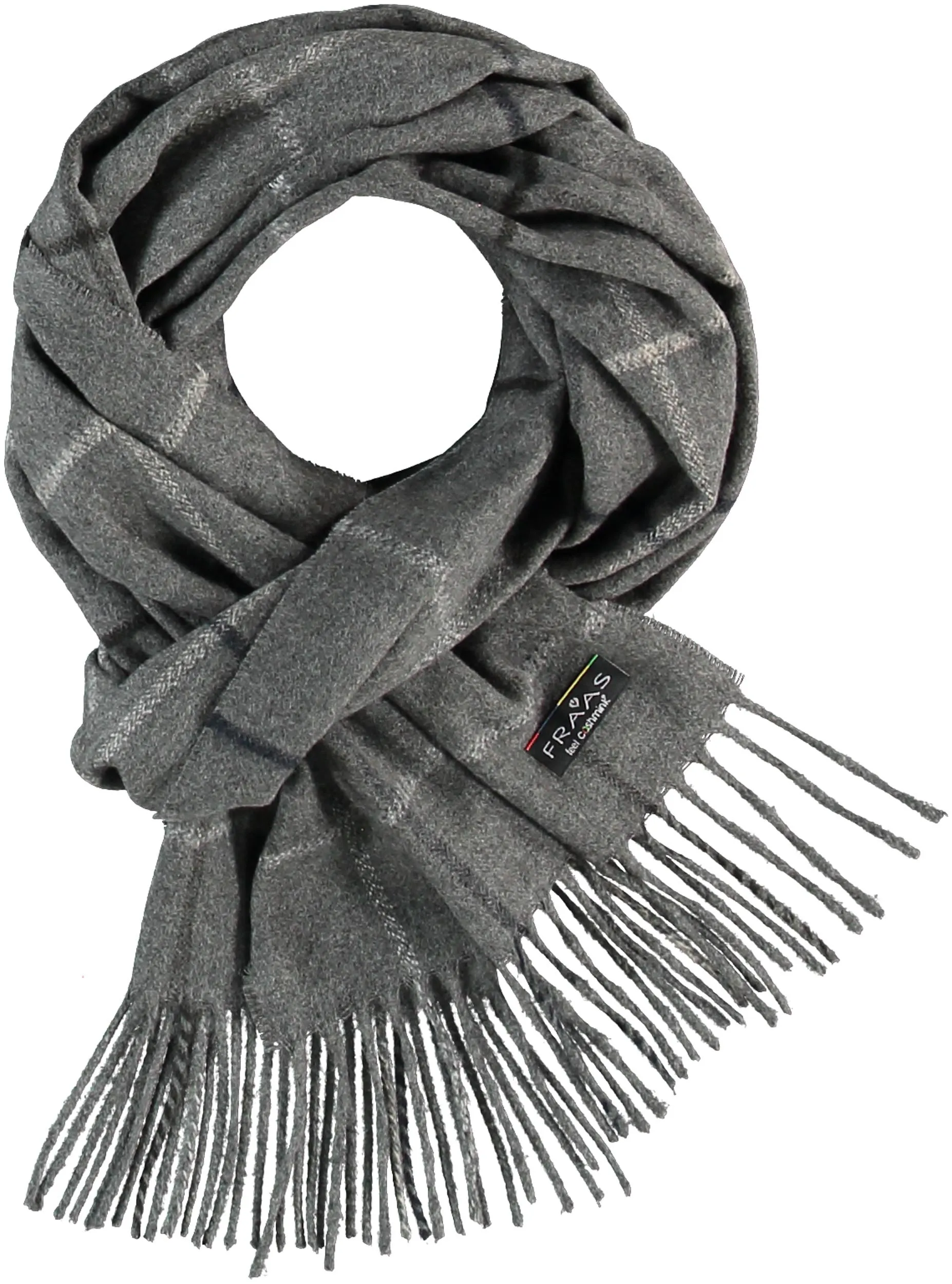 Melange Cashmink Box Plaid Scarf