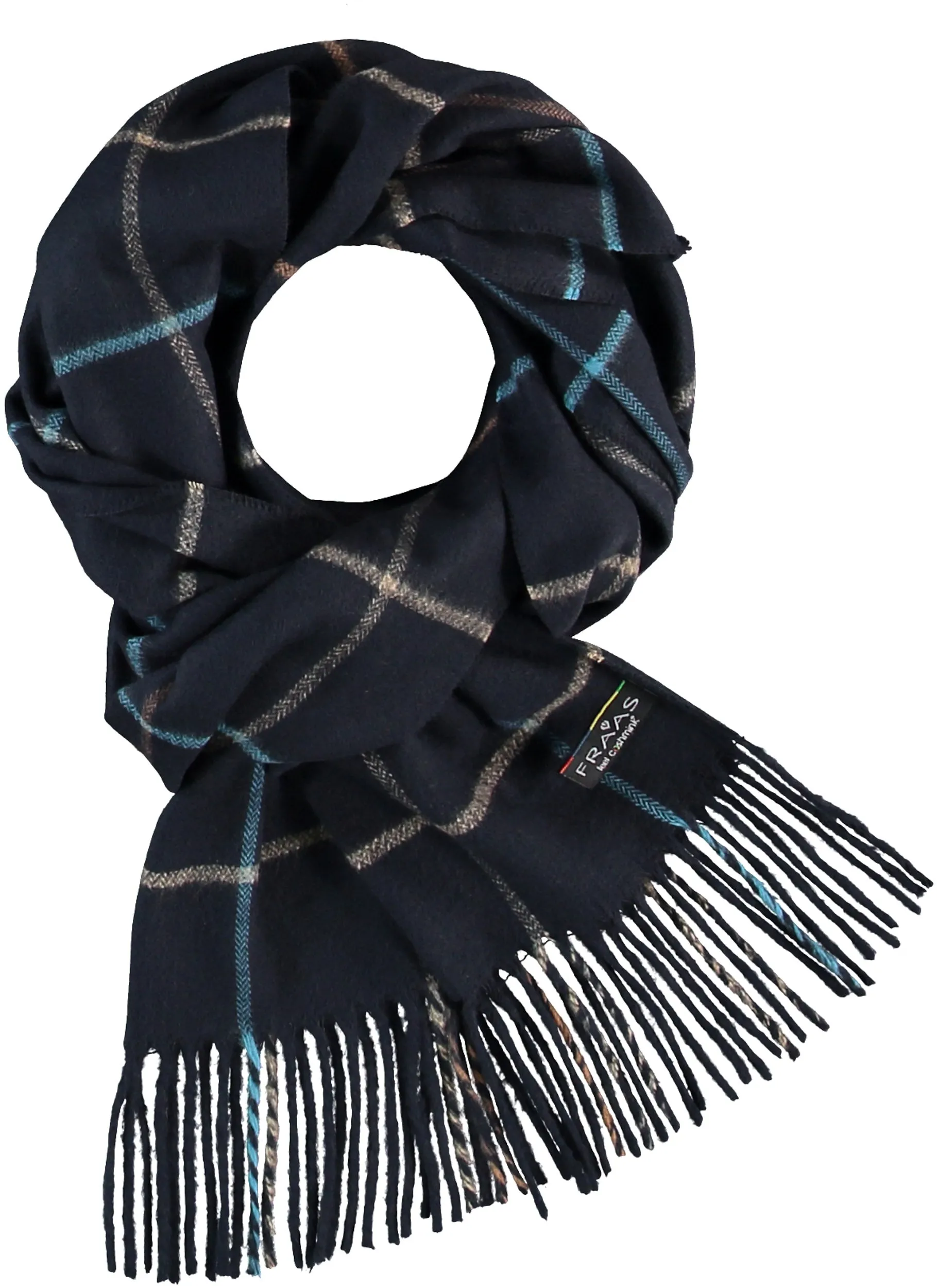 Melange Cashmink Box Plaid Scarf