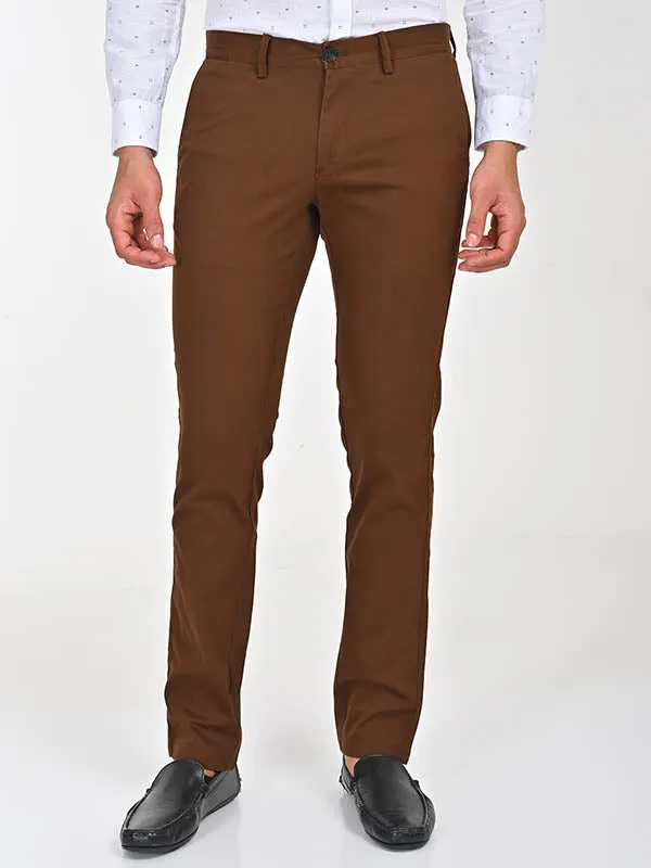 Men Brooklyn Fit Cotton Stretch Trouser