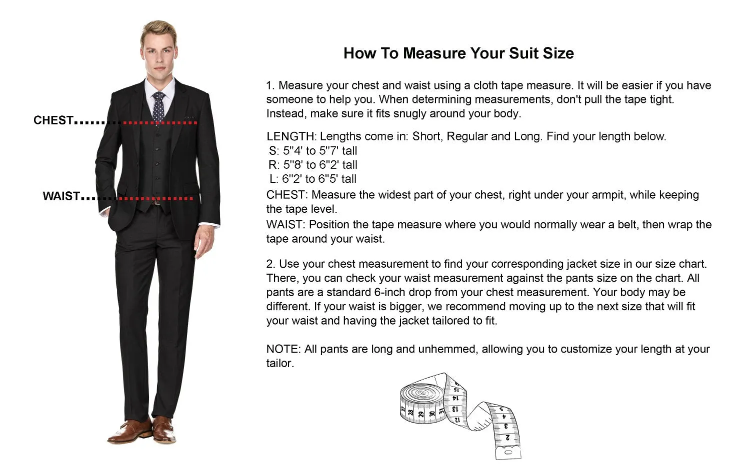 Men's 3-Piece Performance Stretch Slim Fit Check Suit