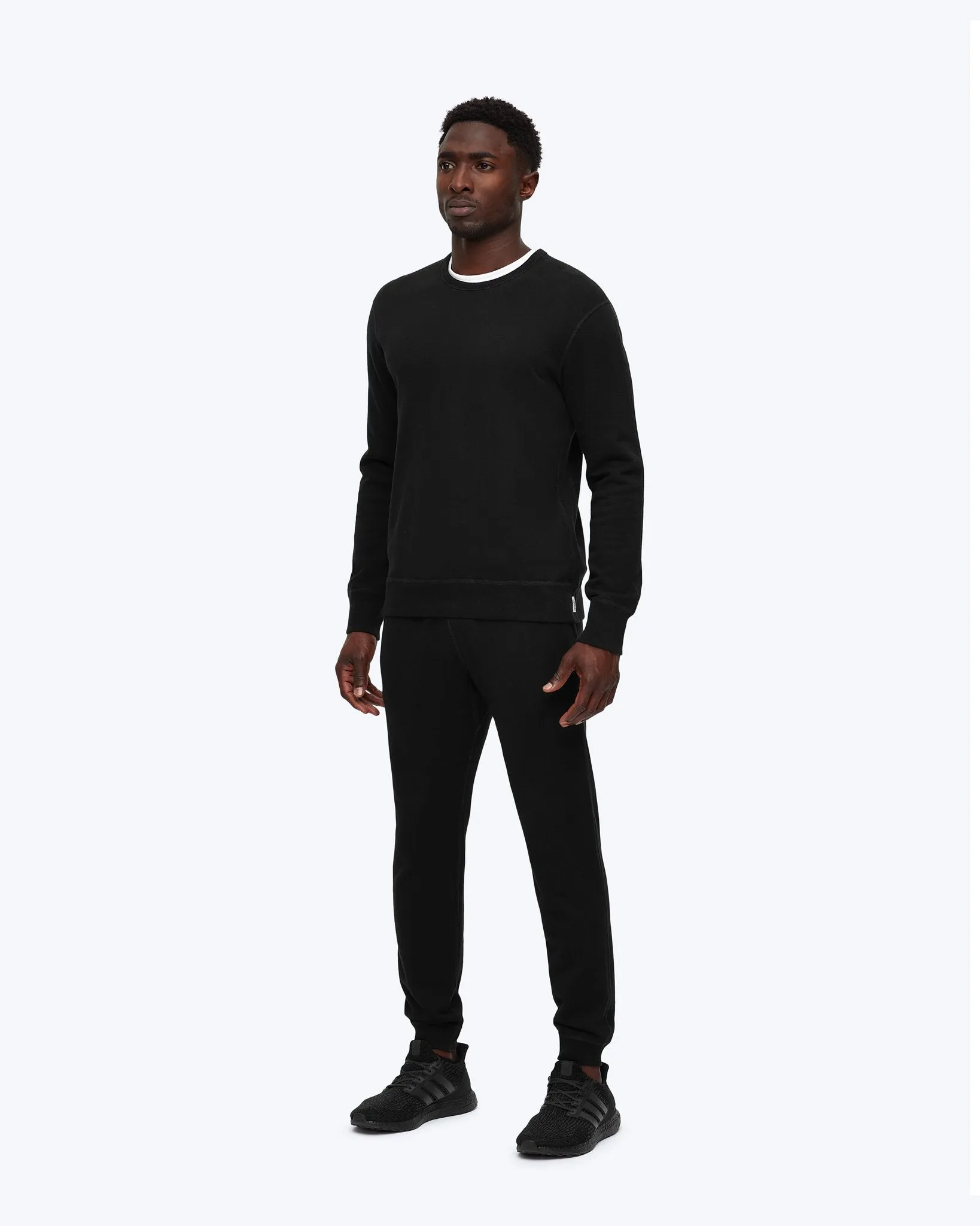 MIDWEIGHT TERRY SLIM SWEATPANT RC-5075 Black