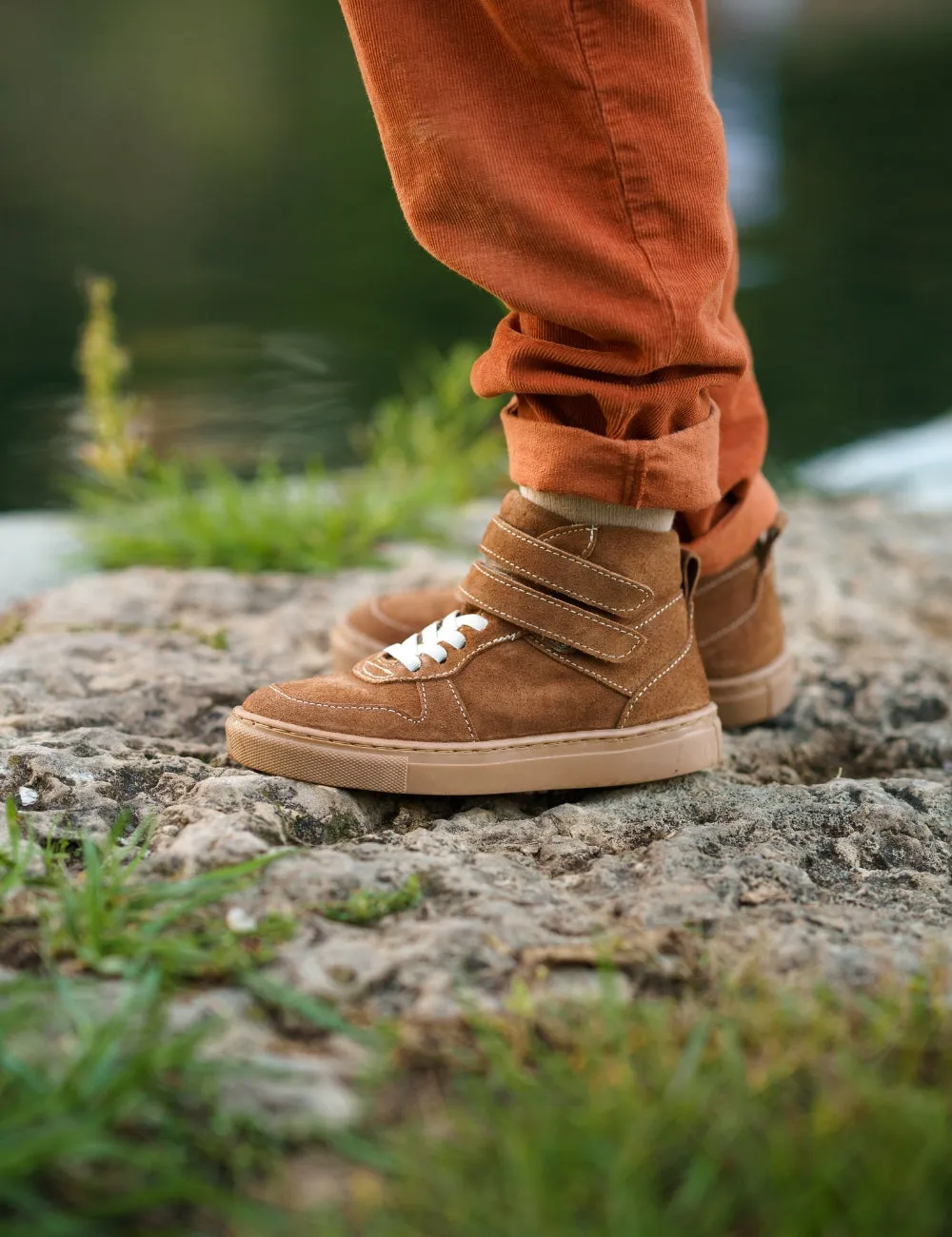 Mountain Sneaker velcro - Winter Mushroom