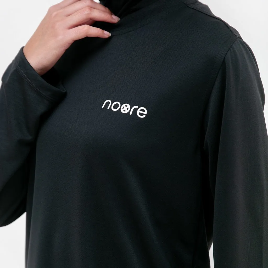 NOORE - Dirly Basic Top - Black - Pakaian Olahraga