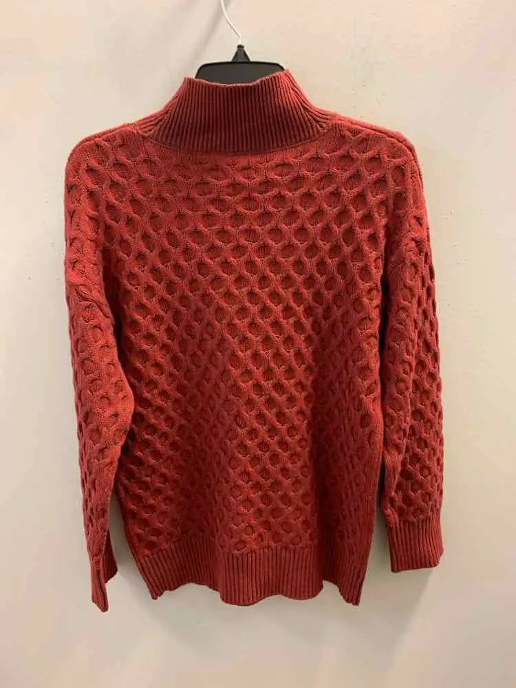 NWT KNOX ROSE Tops Size XS BRICK LONG SLEEVES Sweater