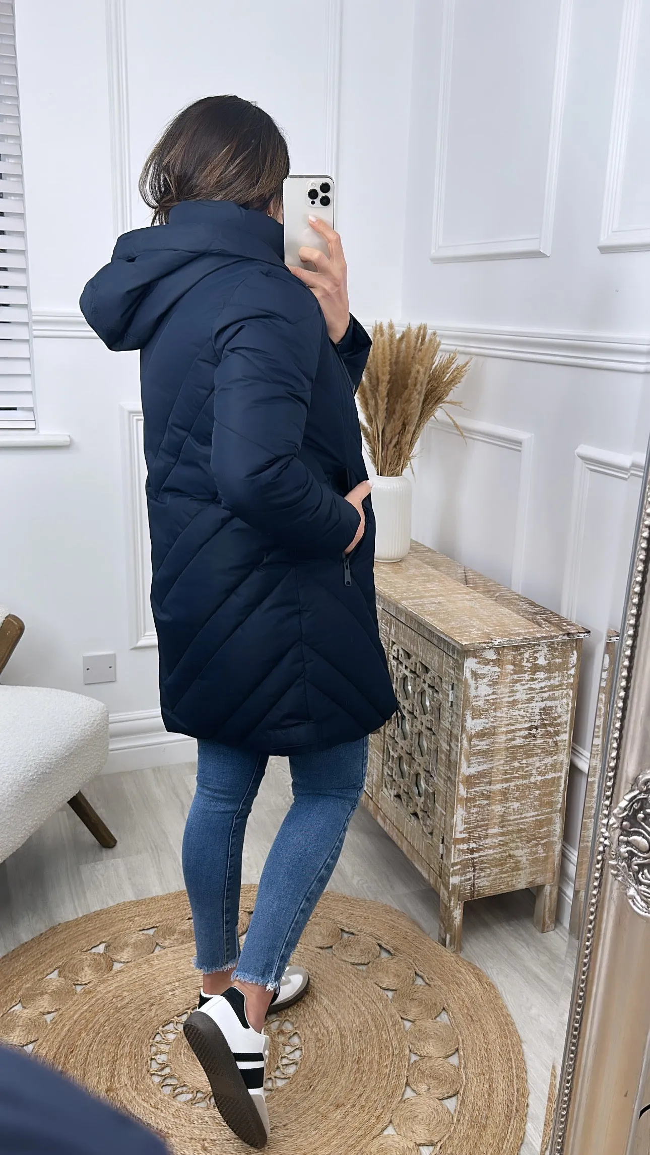 Paddington Navy Puffer Jacket