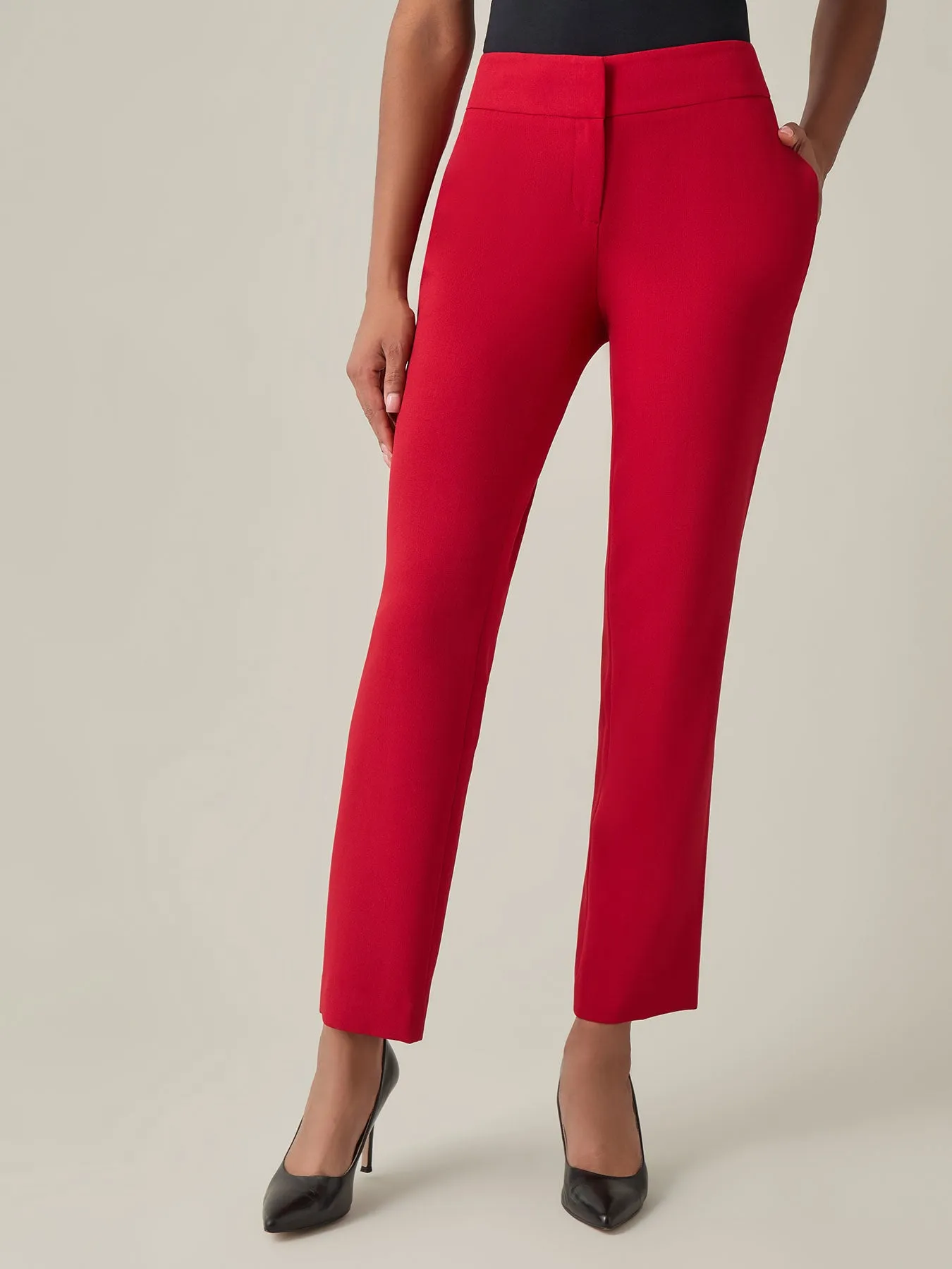 Petite Harlow Pant, Iconic Stretch Crepe