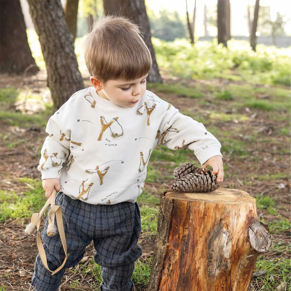 Play Up Fleece Sweatshirt - Slingshot Print