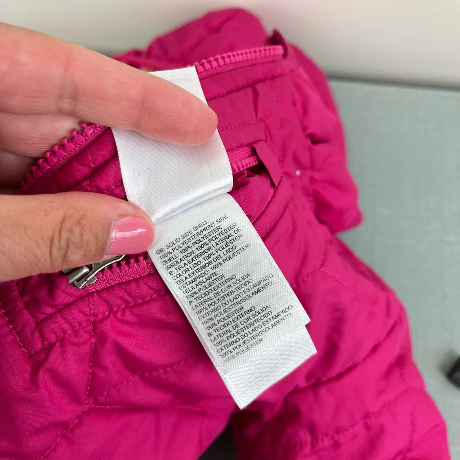 The North Face Girls Reversible Perrito Jacket 3-6 Months