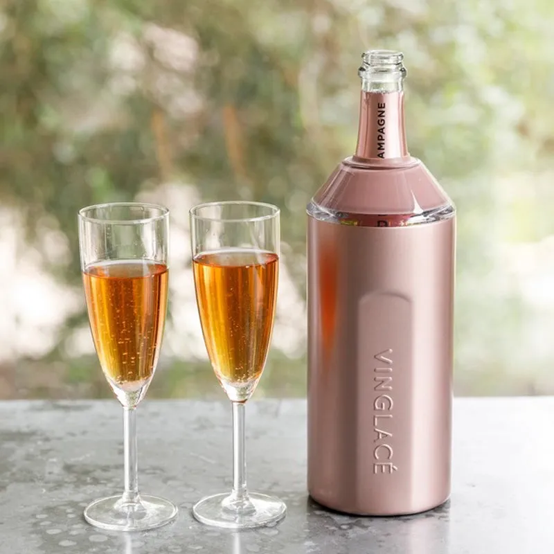 VINGLAC | Portable Wine Chiller - Rose Gold